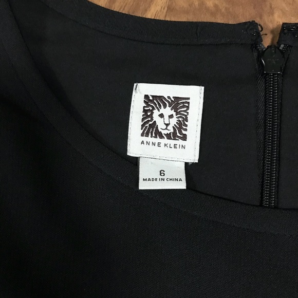 **Reduced**Anne Klein Black Dress Sz 6 - Picture 2 of 8